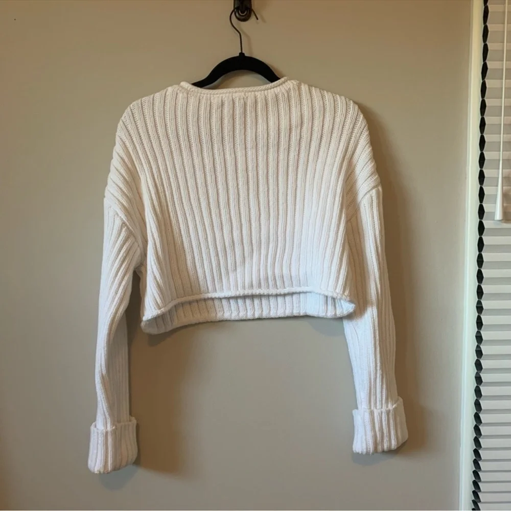 Zara Ribbed Knit Sweater - Picture 3 of 6